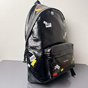 Colestore Balenciaga Explorer Backpack in Black 34x12x46cm - 4