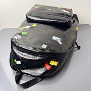 Colestore Balenciaga Explorer Backpack in Black 34x12x46cm - 3