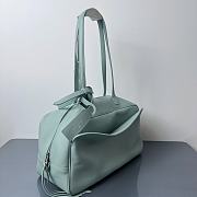 Colestore Balenciaga Carrie Bowling Leather Shoulder bag in Mineral Green 36x16x18.7cm - 3