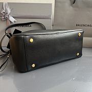 Colestore Balenciaga Bowling Carrie Leather Shoulder bag in Black 36x16x18.7cm - 6