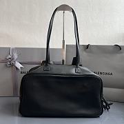Colestore Balenciaga Bowling Carrie Leather Shoulder bag in Black 36x16x18.7cm - 2