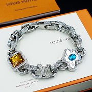 Colestore Louis Vuitton by Tyler the Creator Paradise Stone Bracelet Silver Color - 6