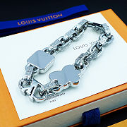 Colestore Louis Vuitton by Tyler the Creator Paradise Stone Bracelet Silver Color - 5