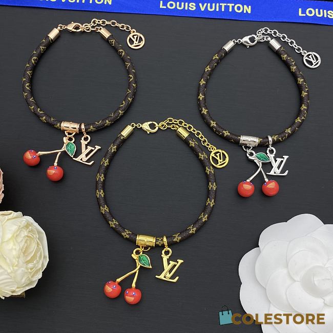 Colestore Louis Vuitton Cerise LV x TM Bracelet in Brown - 1