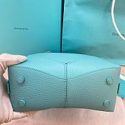 Colestore Tiffany & Co. Return To Tiffany Leather Top Handle Bag in Blue 20x28x10cm - 2