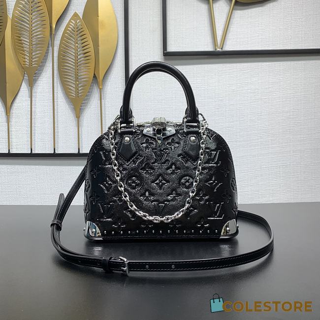 Colestore  Louis Vuitton Alma Trunk BB H27 Black M27812 19 x 11 x 22cm - 1