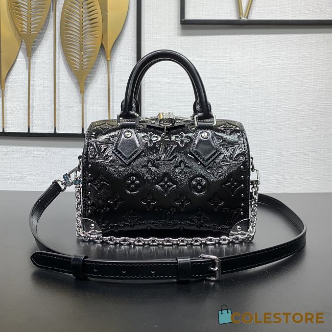 Colestore Louis Vuitton Speedy Trunk 20 H27 Black M27921 13.5 x 11 x 20.5cm - 1
