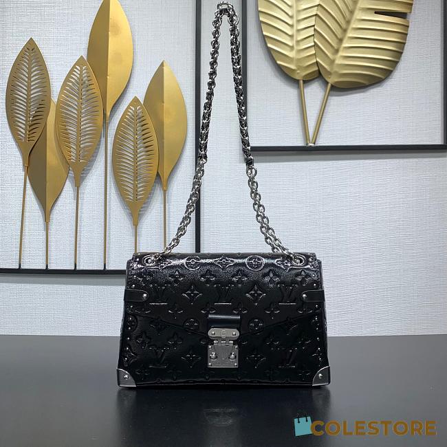 Colestore  Louis Vuitton Trunkie Fashion Leather Black M28137 16 x 8 x 27cm - 1