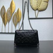 Colestore  Louis Vuitton Trunkie Fashion Leather Black M28137 16 x 8 x 27cm - 4