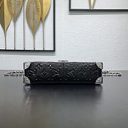 Colestore  Louis Vuitton Trunkie Fashion Leather Black M28137 16 x 8 x 27cm - 2
