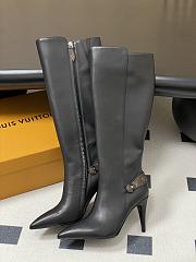 Colestore Louis Vuitton Legacy High Boots in Black Leather - 2