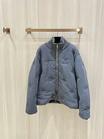 Colestore Louis Vuitton Elegant Monogram Knitted Down Blouson