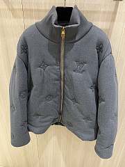 Colestore Louis Vuitton Elegant Monogram Knitted Down Blouson - 4