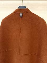 Colestore Louis Vuitton Boxy Button-Up Coat Brown  - 4