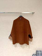 Colestore Louis Vuitton Boxy Button-Up Coat Brown  - 3