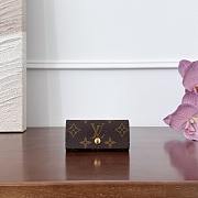 Colestore Louis Vuitton Key Pouch Monogram Canvas Brown 12 x 7 x 1.5 cm - 1