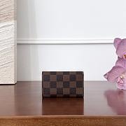 Colestore Louis Vuitton 6 Key Holder in Damier Ebene canvas 10x2x6.8cm - 5