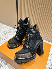 Colestore Louis Vuitton LV Ankle Boots Short Shoes Waist Side Line Leather - 5