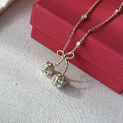 Colestore Valentino Cherryfic Necklace In Metal And Swarovski Crystals - 4