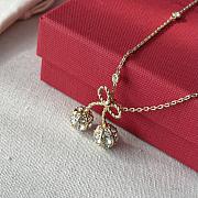 Colestore Valentino Cherryfic Necklace In Metal And Swarovski Crystals - 3