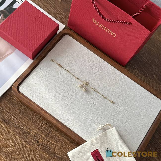 Colestore Valentino Cherryfic Bracelet In Metal And Swarovski Crystals - 1