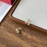 Colestore Valentino Cherryfic Metal And Swarovski Crystal Earrings - 5