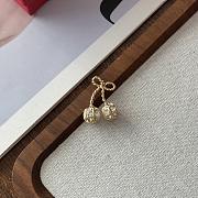 Colestore Valentino Cherryfic Metal And Swarovski Crystal Earrings - 2