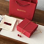 Colestore Valentino Cherryfic Metal And Enamel Necklace - 1