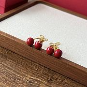 Colestore Valentino Cherryfic Metal And Enamel Earrings - 6