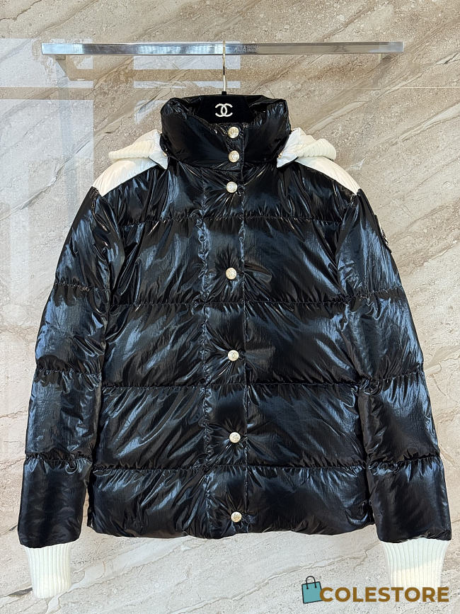 Colestore Chanel Down jackets Synthetic Black & White - 1