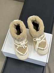 Colestore Moncler Altive Mid Teddy Snow Boots Light Beige - 3