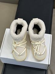 Colestore Moncler Altive Mid Teddy Snow Boots White - 5