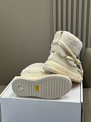 Colestore Moncler Altive Mid Teddy Snow Boots White - 3