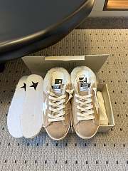 Colestore Golden Goose Super-Star Sabot Suede Upper Leather Star Shearling Lining Sneakers  - 1