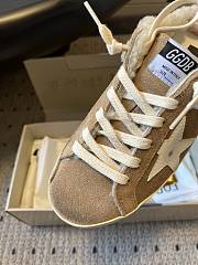 Colestore Golden Goose Super-Star Sabot Suede Upper Leather Star Shearling Lining Sneakers  - 4