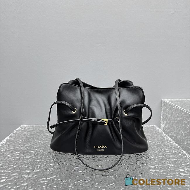 Colestore Prada Dada Small Nappa Leather Bag Black 25x18.5x11cm - 1