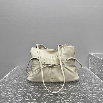 Colestore Prada Dada Small Nappa Leather Bag Ivory 25x18.5x11cm