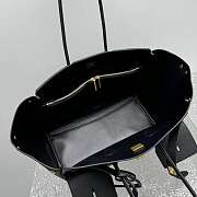 	 Colestore Balenciaga Bel Air Carry All Bag Medium in Black Smooth Calfskin, Aged-gold Hardware 37x28x17cm - 2