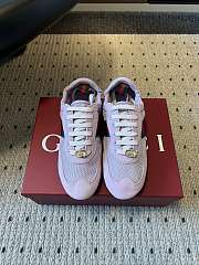 Colestore  Gucci Women's Gucci Shift Trainers in Lilac Fabric - 1