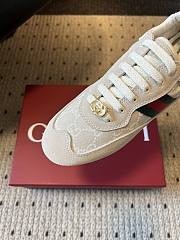 Colestore Gucci Women's Gucci Shift Trainers in White GG Canvas - 6