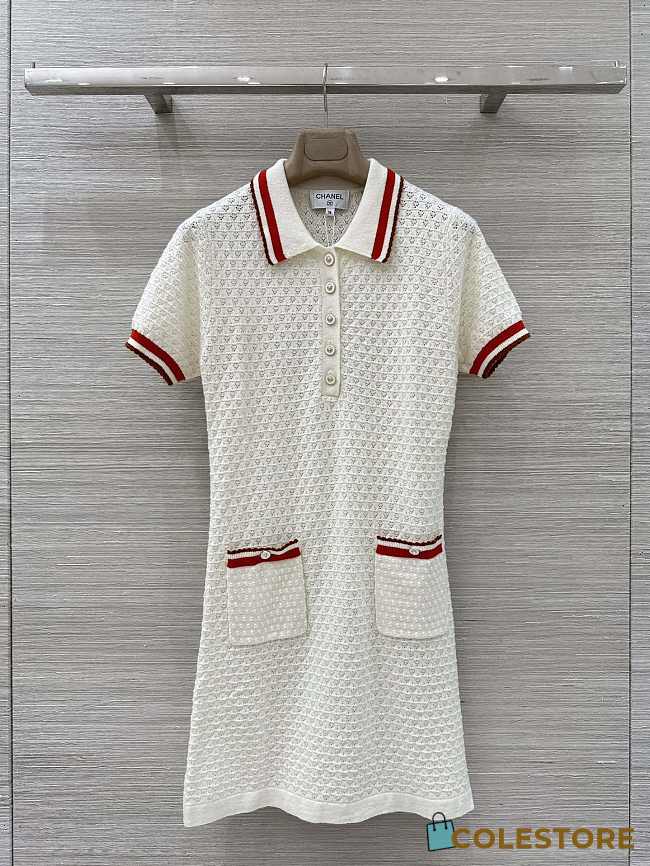 Colestore Chanel Vintage Polo Knit Dress - 1