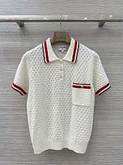 Colestore Chanel Vintage Polo Knit Top - 1