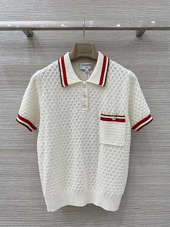 Colestore Chanel Vintage Polo Knit Top