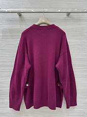 Colestore Chanel Cardigan in a Vibrant Fuchsia - 4