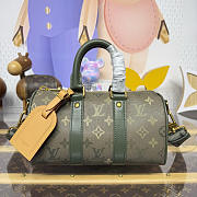 Colestore Louis Vuitton Keepall Bandoulière 25 Monogram Green 25x11x15cm - 1