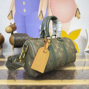 Colestore Louis Vuitton Keepall Bandoulière 25 Monogram Green 25x11x15cm - 6