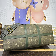 	 Colestore Louis Vuitton Keepall Bandoulière 50 Monogram Green 50x23x29cm - 5