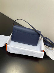Colestore Hermes Constance Long To Go Wallet In Navy Blue 20.5 x 13 x 2cm - 6