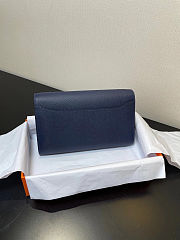 Colestore Hermes Constance Long To Go Wallet In Navy Blue 20.5 x 13 x 2cm - 4