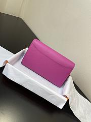 Colestore Hermes Constance Long To Go Wallet In Fuchsia 20.5 x 13 x 2cm - 4